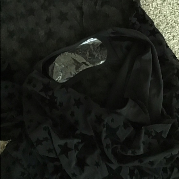 Women's Black Star Mesh swimsuit torrid 0 nwt - Picture 10 of 13